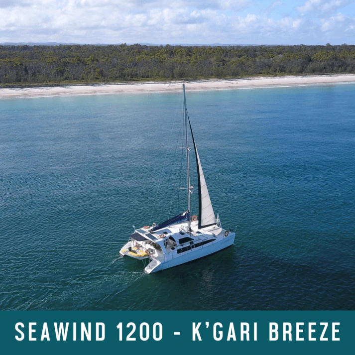 K'gari Breeze, Seawind 1200, Bareboat, Yacht Hire, Hervey Bay, Queensland